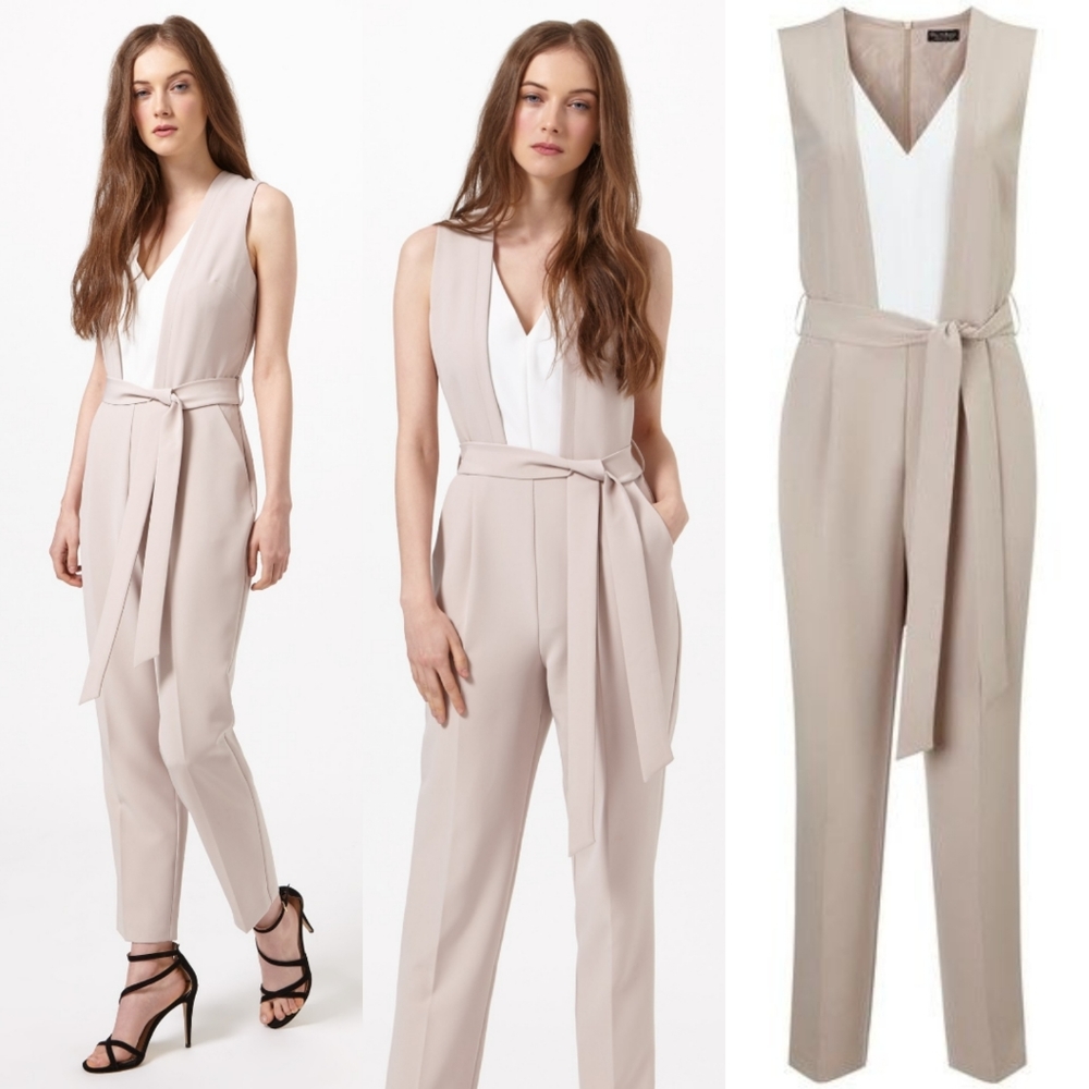 ASOS Miss Selfridge Crepe Jumpsuit